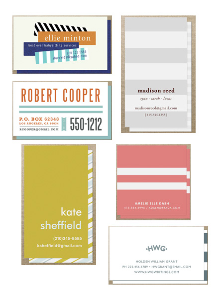 minted business cards